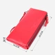 Кошелек женский для карточек из натуральной кожи ST Leather Accessories leather-23109 Красный - изображение 3