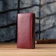 Гаманець жіночий для карток з натуральної шкіри ST Leather Accessories leather-23113 Бордовий - зображення 11