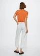 Джинси MANGO Culotte Cropped Блакитний 32 27057122 - изображение 3