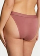 Комплект білизни (ліф+трусики танга) Victoria's Secret Logo Shine Patch 70C/XS Коричневий - зображення 5