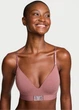 Комплект білизни (ліф+трусики стрінги) Victoria's Secret (2133866322313) 75С/S Коричневий - зображення 2