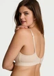 Комплект білизни (ліф+трусики стрінги) Victoria's Secret Logo Shine Patch 70B/XS Бежевий - зображення 3