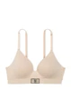 Комплект білизни (ліф+трусики стрінги) Victoria's Secret Logo Shine Patch 70B/XS Бежевий - зображення 4