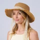 Шляпа канотье женская с лентой-завязкой LuckyLOOK Мелоди One Size Бежевый 733-732 - изображение 7