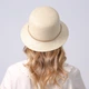 Шляпа женская с ремешком LuckyLOOK Синтия One Size Бежевый 734-418 - изображение 2