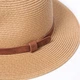 Шляпа федора с ремешком LuckyLOOK Аделин One Size Бежево-коричневый 733-633 - изображение 3