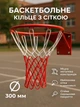 Баскетбольное кольцо Newt 300 мм сетка в комплекте (NE-BAS-R-030G) - изображение 1