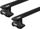Багажник на гладкую крышу Thule Wingbar Evo Black для Toyota Camry (mkVIII)(XV70) 2017→ (TH 7113B-7105-5082) - изображение 1