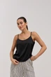 Майка з шовку на тонких бретелях Wear me XS Чорний (12_25_58_10467) - изображение 1