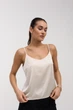 Майка з шовку на тонких бретелях Wear me XS Бежевий (світлий) (12_25_58_10467) - изображение 1