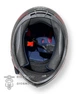 Шлем интеграл глянцевый карбон тонированное стекло QKE (size: M) - изображение 8