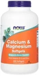 Кальцій та магній Now Foods Calcium & Magnesium 240 гелевих капсул в упаковці (ARE-574003) - зображення 1