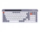 Беспроводная клавиатура Maxxter KBW-02G-UA, ножничный механизм, серая с белым - изображение 1