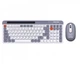 Комплект клавиатура+мышка Maxxter KMS-WCM-03G-UA беспроводной, ножничный механизм, белый с серым - изображение 1