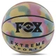 Баскетбольный мяч FOX, серебристый, размер 7, для зала, PU-покрытие, антискользящая поверхность, бутиловая камера(OB_A12F4667B2F7) - изображение 1