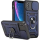 Протиударний чохол Armor Ring + захиcт камери для iPhone X та iPhone XS case Simon синій - изображение 1
