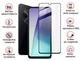 Захисне загартоване скло для Xiaomi Redmi 14C та Poco C75 FullGlue 3D FullCover Armor з чорною рамкою + захист камери - изображение 3