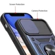 Протиударний чохол Armor Ring + захиcт камери для iPhone 13 Pro Max case Simon синій - изображение 6