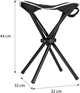 Туристичний табурет Nils Camp NC3010 Black (5907695545227) - зображення 9