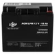 Аккумулятор кислотный AGM LogicPower LPM 12 - 18 AH - изображение 3