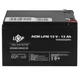 Акумулятор кислотний AGM LogicPower LPM 12-12 AH - зображення 1