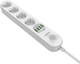 Мережевий фільтр Energizer 4 розетки 4 USB 2 м White (EPB2500W00EU) - зображення 2
