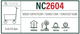 Туристичний візок Nils Camp NC2604 XXL 180 L Чорний (5908261680397) - зображення 4