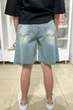 Шорти LOCOLOCO 164 см Блакитний (2125000873503) - зображення 2