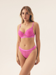 Biustonosz damski Push Up z fiszbinami Bloovii Ocrissa 42244-42X 65B Różowy (5903972543399) - obraz 3