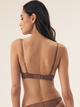 Бюстгальтер Push-up з кісточками Esotiq Influensa 42321-84X 75D Коричневий (5903972376171) - зображення 2