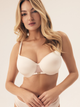 Biustonosz damski bez Push Up usztywniany Esotiq Influensa 42322-01X 85E Kremowy (5903972376409) - obraz 1