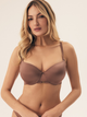 Biustonosz damski bez Push Up usztywniany Esotiq Influensa 42322-84X 85D Brązowy (5903972376690) - obraz 1