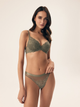 Biustonosz damski Push Up z fiszbinami Esotiq Lynn 42329-87X 75F Khaki (5903972387023) - obraz 3