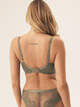 Biustonosz damski bez Push Up usztywniany Esotiq Lynn 42330-87X 70G Khaki (5903972387269) - obraz 2