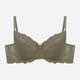 Biustonosz damski bez Push Up usztywniany Esotiq Lynn 42330-87X 70G Khaki (5903972387269) - obraz 6