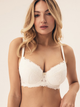 Biustonosz damski bez Push Up usztywniany Esotiq Lollipop 42335-00X 70G Biały (5903972388396) - obraz 1