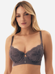 Biustonosz damski Push Up z fiszbinami Esotiq Intro 42338-90X 85D Szary (5903972389058) - obraz 10
