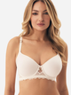 Biustonosz damski bez Push Up usztywniany Esotiq Briana 42344-00X 70D Biały (5903972517642) - obraz 6
