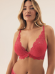 Бюстгальтер Push-up з кісточками мереживний Esotiq Sweetheart 42354-42X 70E Рожевий (5903972393772) - зображення 6
