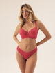 Biustonosz damski bez Push Up usztywniany Esotiq Sweetheart 42355-42X 80D Różowy (5903972394083) - obraz 3