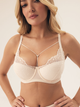 Biustonosz damski bez Push Up usztywniany Esotiq Korin 42363-01X 90C Kremowy (5903972395615) - obraz 1