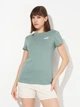 Футболка хлопковая женская Puma Ess Small No. 1 Logo Tee (S) 68237330 M Green Moon (4067983405259) - изображение 1