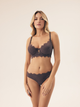 Biustonosz damski bez Push Up usztywniany Esotiq Sapphire 42369-90X 85E Szary (5903972396865) - obraz 3