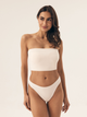 Biustonosz damski miękki bandeau Esotiq Bobby 42444-01X XL Kremowy (5903972511916) - obraz 6