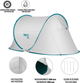 Намет Nils Camp кемпінговий саморозкладний NC3743 Grey (5908261682292) - зображення 7