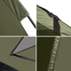 Намет Nils Camp Hiker кемпінговий NC6010 Khaki (5908261680724) - зображення 9