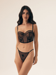 Biustonosz bustier Esotiq Barely 42458-61X 80C Czarne (5903972515686) - obraz 3
