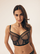 Biustonosz bustier Esotiq Barely 42459-61X 75G Czarne (5903972515426) - obraz 1
