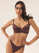 Biustonosz damski bez Push Up usztywniany Esotiq Bosco 42464-88X 65G Brązowy (5903972513712) - obraz 6