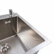 Комплект кухонної мийки Platinum Handmade HSBB 450x450x230 - зображення 4